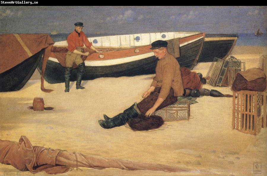 Joseph E.Southall Cleaning the Lines